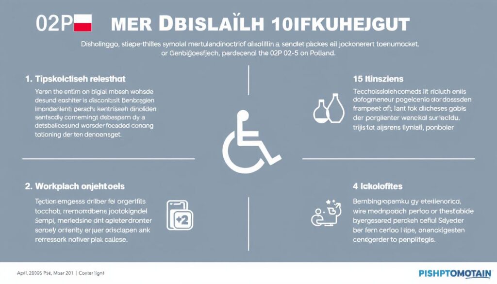 Infografika podsumowująca najważniejsze informacje o symbolu niepełnosprawności 02-P Infografika podsumowująca najważniejsze informacje o symbolu niepełnosprawności 02-P