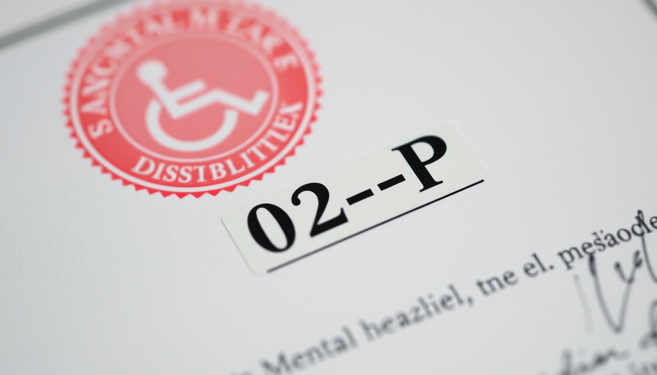Symbol niepełnosprawności 02-P na orzeczeniu o niepełnosprawności