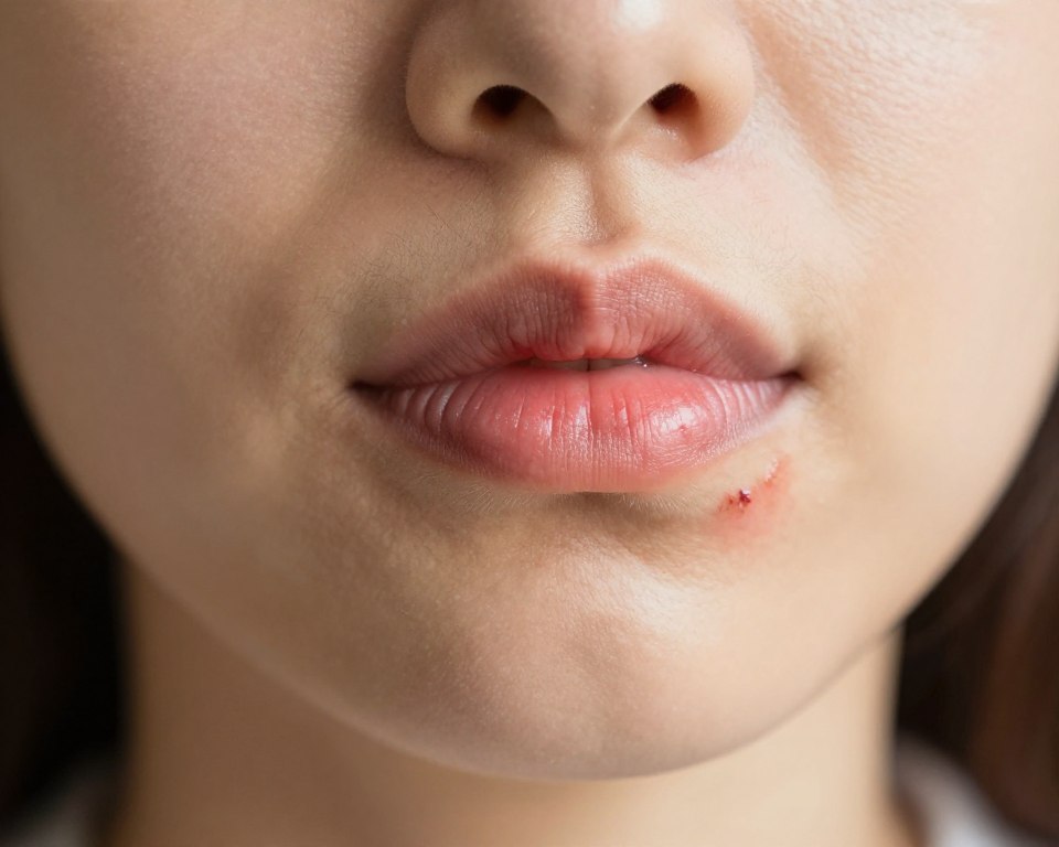 opryszczka na ustach