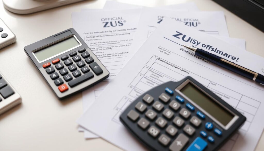 Kalkulator i dokumenty ZUS - obliczanie wysokości renty na depresję