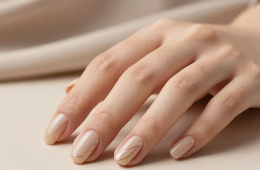 paznokcie nude