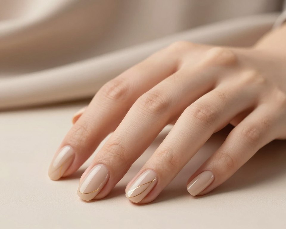 paznokcie nude