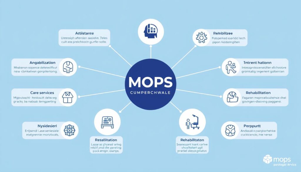 Kompleksowe wsparcie MOPS dla osób niepełnosprawnych - infografika