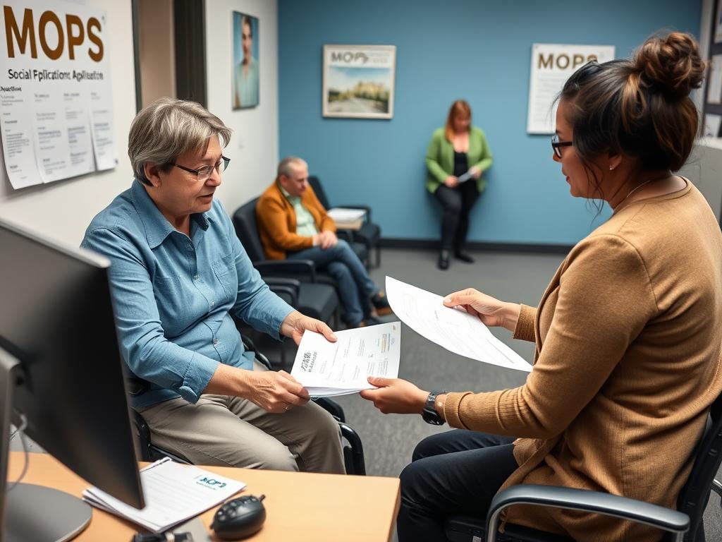 Proces składania wniosku o pomoc z MOPS dla osoby niepełnosprawnej