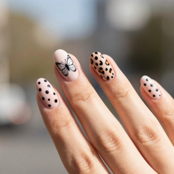 wzorki na paznokciach